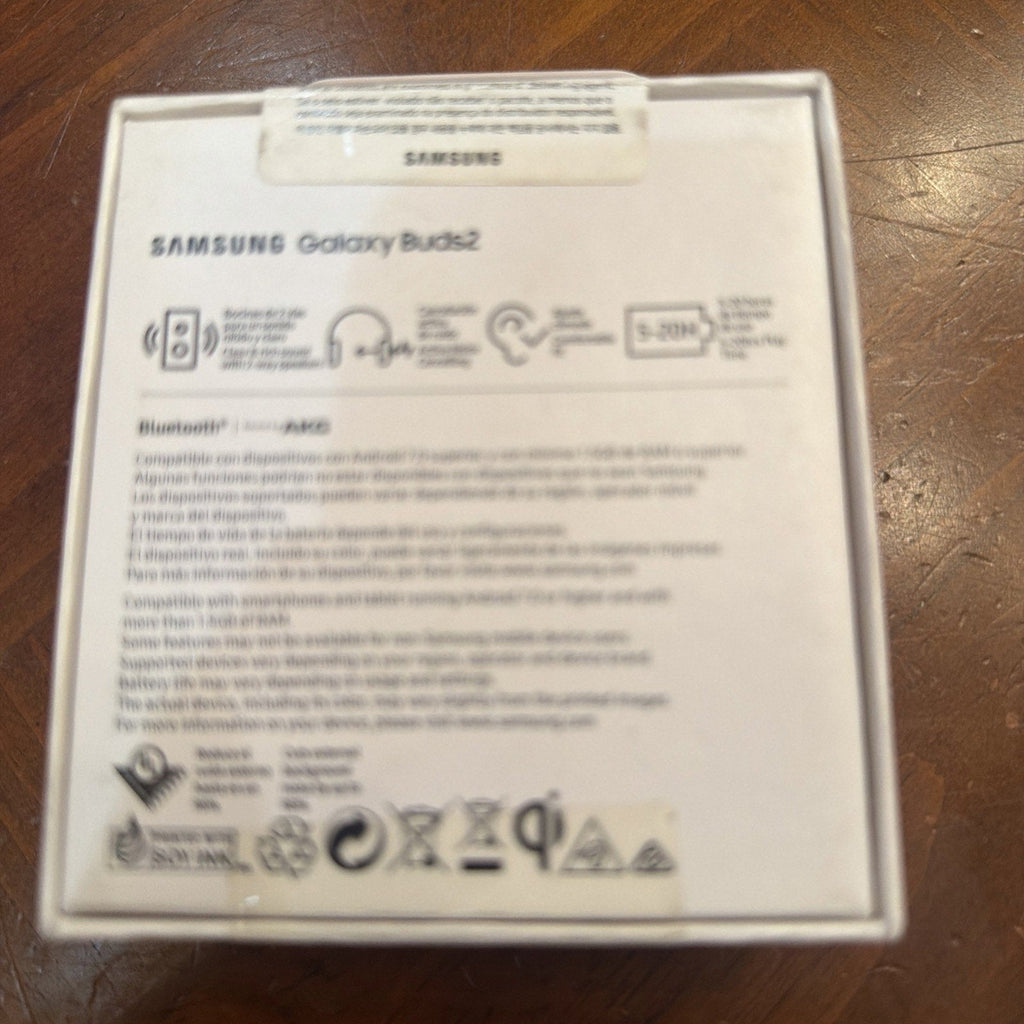 Samsung Galaxy Buds 2 White Wireless Earbuds Bluetooth Noise Cancelling